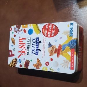 I Spy Memory Game Travel Edition In Tin Scholastic Briarpatch 2010 Riddles VGUC
